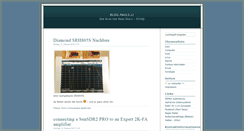Desktop Screenshot of blog.pauls.li